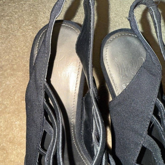 MPO High Heels Stretch Elastic Sandals 9 1/2 - Picture 5 of 7